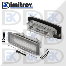LED плафони осветление заден номер Smart Fortwo W450 W451 W453